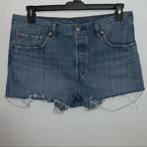 Light Blue Levi’s 501 Shorts